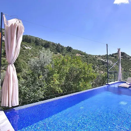 Villa İslamlar 1 Bedroom Secluded With Private Pool Hot Tub Kalkan