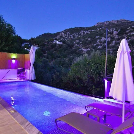 Villa İslamlar 1 Bedroom Secluded With Private Pool Hot Tub Kalkan
